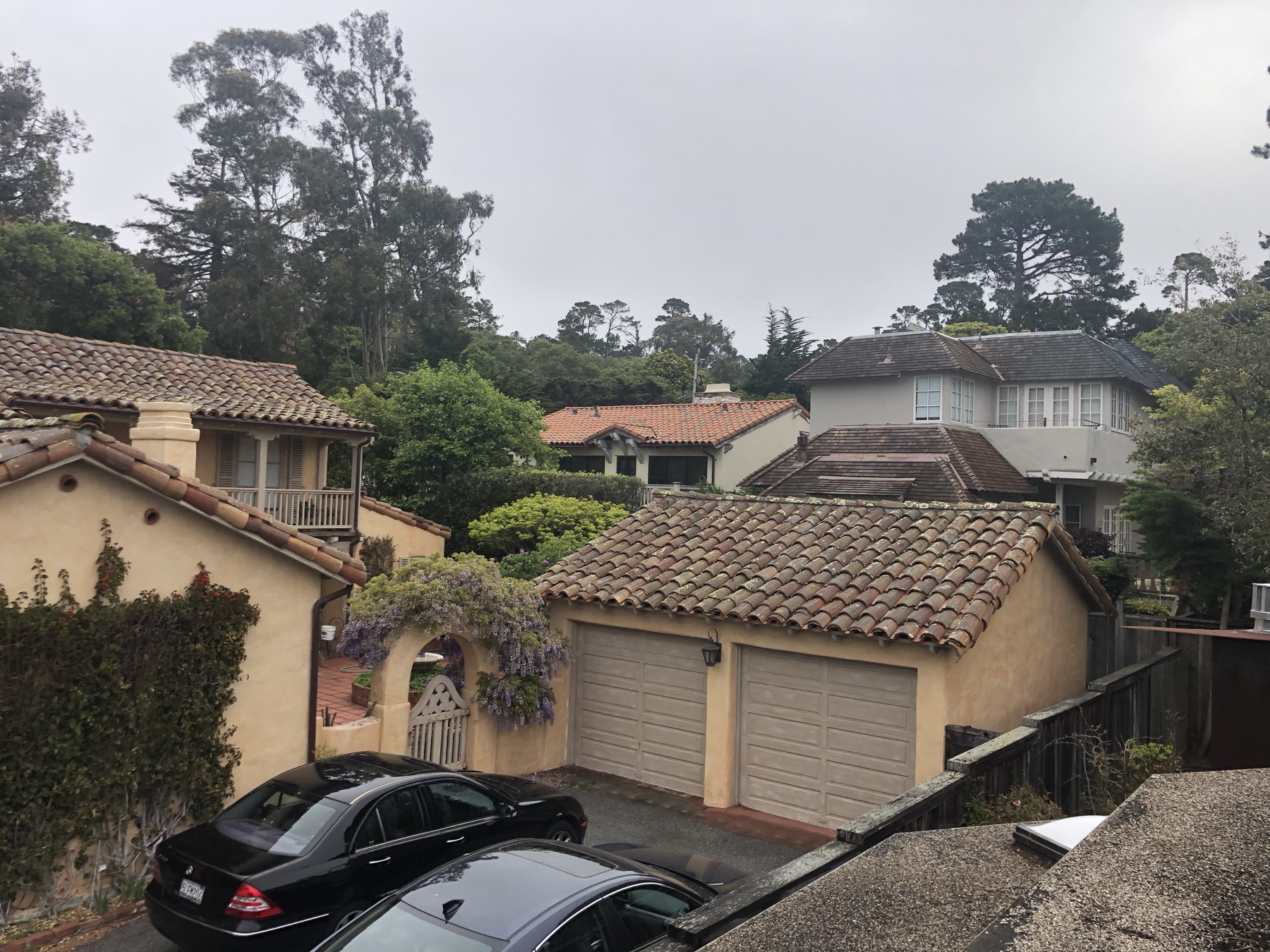 Chapman House roofline and exterior at the time of acquisition
